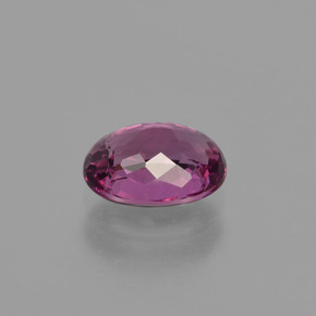 Granate rodolita Rojo frambuesa natural de 1.22 ct, Corte Óvalo, VVS-VS