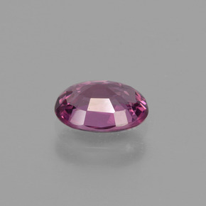 Granate rodolita rojo natural de 1,08 ct, corte óvalo, VVS-VS