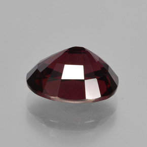 Granate rodolita rojo natural de 3,60 ct, corte óvalo, VS