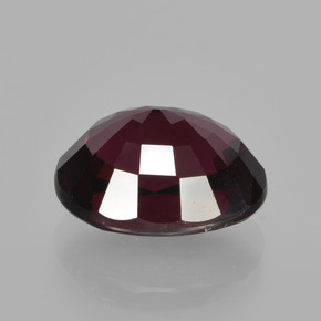 Granate rodolita rojo natural de 4,42 ct, corte óvalo, VS