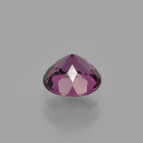 Granate rodolita Rojo frambuesa natural de 0.87 ct, Corte Redondo, VVS