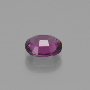 Granate rodolita rojo natural de 1,05 ct, corte óvalo, VS