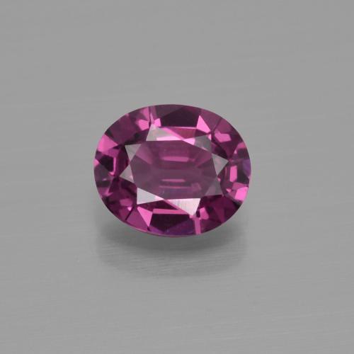 Granate rodolita Púrpura oscuro natural de 1.22 ct, Corte Óvalo, VS