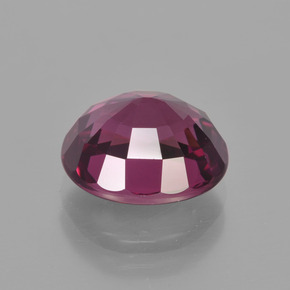Granate rodolita rojo natural de 4,58 ct, corte óvalo, VVS