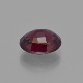 Granate rodolita rojo natural de 2,89 ct, corte óvalo, VS