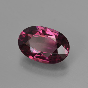 Granate rodolita Rojo frambuesa natural de 2.15 ct, Corte Óvalo, VVS-VS