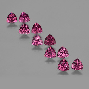 Gemas de Granate rodolita Rosado natural de  ct, Trillón, VS