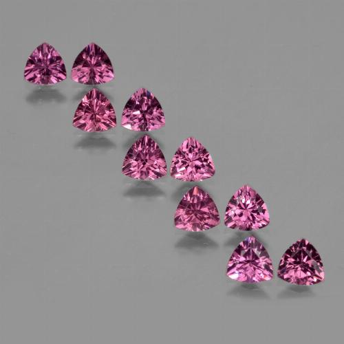 Gemas de Granate rodolita Púrpura baya rosado intenso natural de 5.50 ct, Trillón, VS
