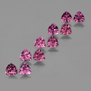 Gemas de Granate rodolita Púrpura baya rosado intenso natural de 5.50 ct, Trillón, VS
