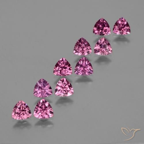 Gemas de Granate rodolita Púrpura rojizo natural de 5.40 ct, Trillón, VS