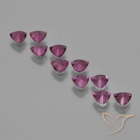 Gemas de Granate rodolita Rosado magenta intenso natural de 5.01 ct, Trillón, VS