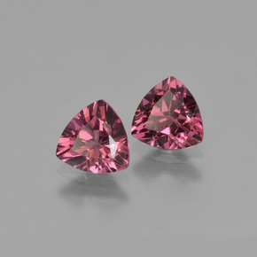 Gemas de granate rodolita rosa natural de  ct, trillón, VS