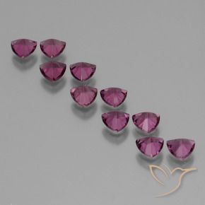 Gemas de Granate rodolita Rosado magenta intenso natural de 5.55 ct, Trillón, VS