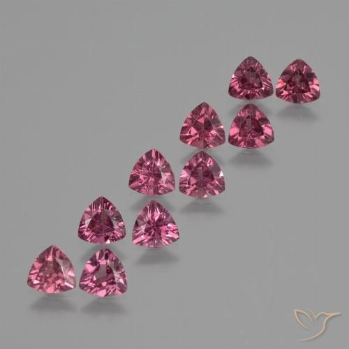 4.93ctw Natural Rosado magenta Granate rodolita, Trillón, VS