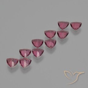 Gemas de Granate rodolita Rosado magenta natural de 4.93 ct, Trillón, VS