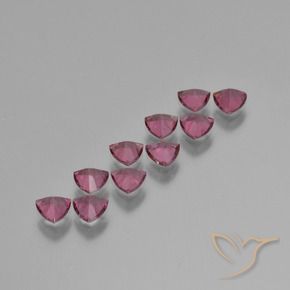 Gemas de Granate rodolita Púrpura medio natural de 4.62 ct, Trillón, VS