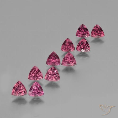 5.43ctw Natural Rosado magenta Granate Rodolita, Trillón, VS