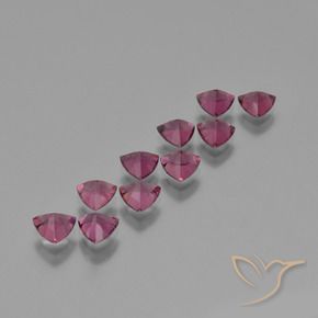 Gemas de Granate rodolita Rosado magenta natural de 5.43 ct, Trillón, VS