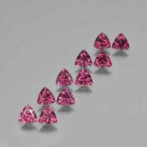 Gemas de Granate rodolita Magenta intenso natural de 4.82 ct, Trillón, VS