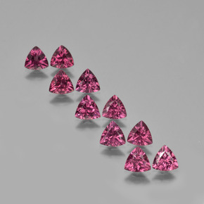 Gemas de Granate rodolita Magenta intenso natural de 4.82 ct, Trillón, VS