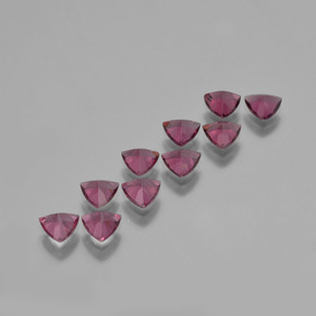 Gemas de Granate rodolita Magenta intenso natural de 4.82 ct, Trillón, VS