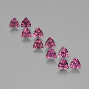 Gemas de Granate rodolita Púrpura baya rosado natural de 4.99 ct, Trillón, VS