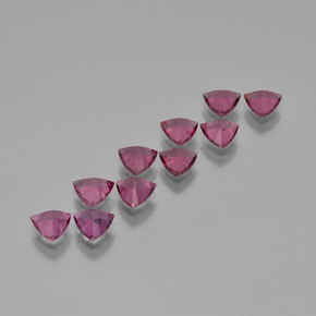 Gemas de Granate rodolita Púrpura baya rosado natural de 4.99 ct, Trillón, VS