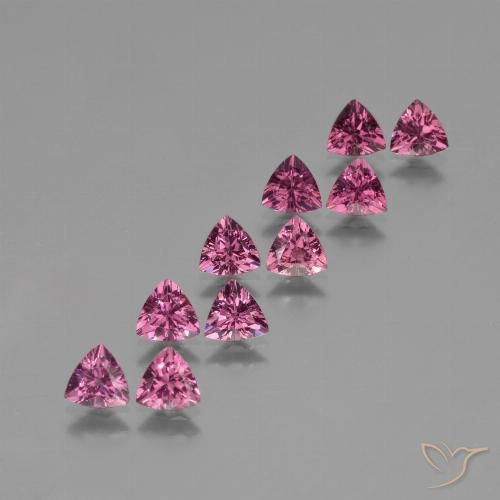 4.71ctw Natural Rosado magenta Granate rodolita, Trillón, VS