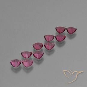Gemas de Granate rodolita Púrpura baya rosado natural de 5.15 ct, Trillón, VS