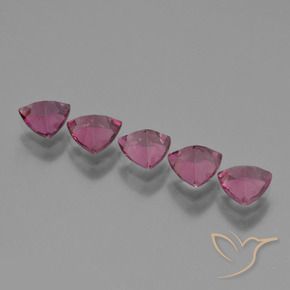 Gemas de Granate rodolita Rosado magenta natural de 2.63 ct, Trillón, VS