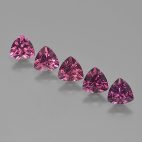 Gemas de granate rodolita rosa natural de  ct, trillón, VS