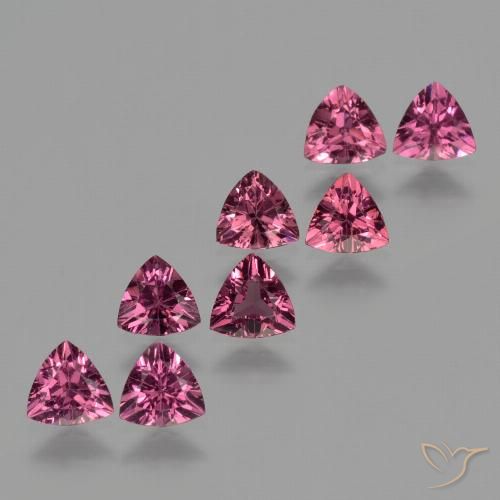 3.52ctw Natural Rosado magenta Granate rodolita, Trillón, VS