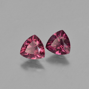 Gemas de granate rodolita rosa natural de  ct, trillón, VS