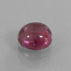 Granate rodolita Rosado natural de 1.28 ct, Corte Redondo, Transparente