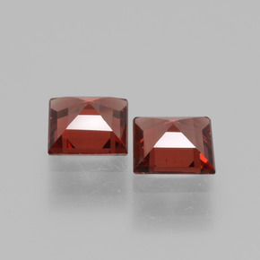 Gemas de Granate rodolita Rosado natural de 1.17 ct, Cuadrado, VS
