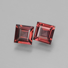 Gemas de granate rodolita rosa natural de  ct, cuadrado, VS