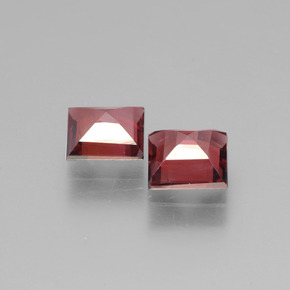Gemas de granate rodolita rosa natural de  ct, cuadrado, VS