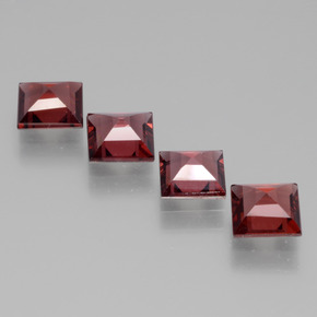 Gemas de granate rodolita rosa natural de  ct, cuadrado, VS