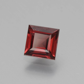 Granate rodolita Rosado natural de 0.87 ct, Cuadrado, VS