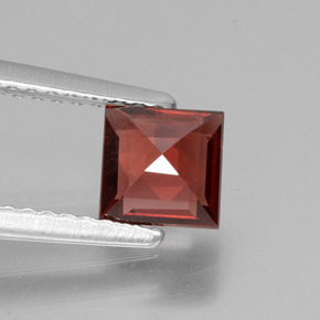 Granate rodolita Rosado natural de 0.87 ct, Cuadrado, VS