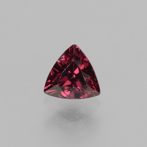 Granate rodolita rosa natural de 0,66 ct, trillón, VS