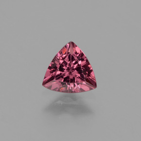 Granate rodolita rosa natural de 0,51 ct, trillón, VVS-VS