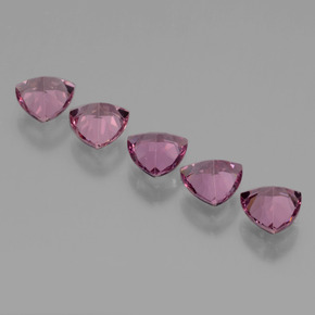 Gemas de Granate rodolita Rosado natural de 2.69 ct, Trillón, VS