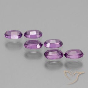 Gemas de Granate rodolita Púrpura rosado natural de 2.51 ct, Ovalada, VS
