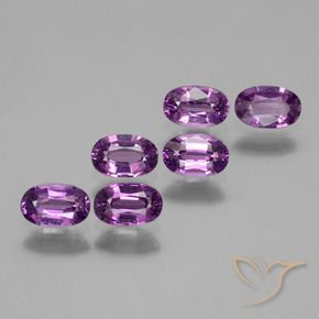 Gemas de Granate rodolita Púrpura rosado natural de 2.30 ct, Ovalada, VS