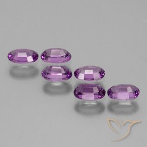 Gemas de Granate rodolita Púrpura rosado natural de 2.30 ct, Ovalada, VS