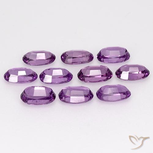 Gemas de Granate rodolita Púrpura oscuro natural de 2.79 ct, Ovalada, VS