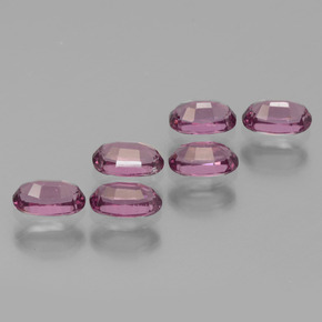 Gemas de granate rodolita rosa natural de 2,03 ct, corte óvalo, VS