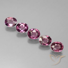 Gemas de Granate rodolita Rosado magenta intenso natural de 2.19 ct, Ovalada, VS