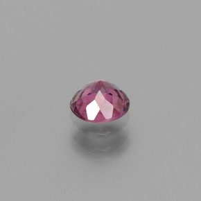 Granate rodolita rosa natural de 0,74 ct, corte redondo, VS